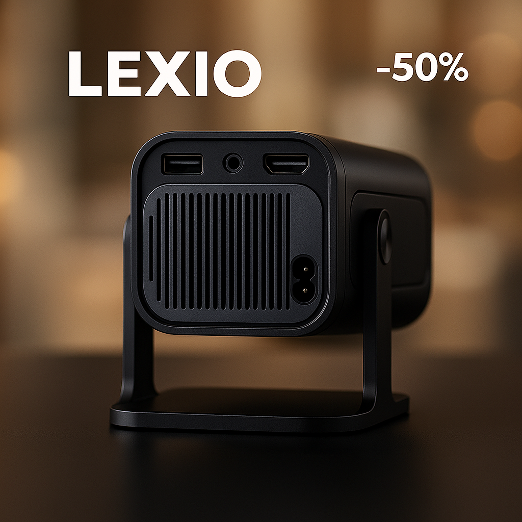LEXIO 5K™ – Smart Projektor z Wi-Fi i Androidem