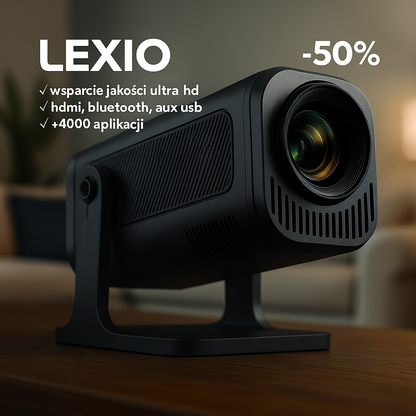 LEXIO 5K™ – Smart Projektor z Wi-Fi i Androidem